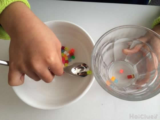 ドキドキ！ビーズ運び〜幅広い年齢で楽しめるゲーム遊び〜