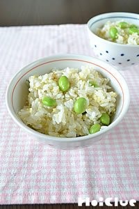 えだまめごはん～お米の炊き方と夏やさいのコラボごはん☆～