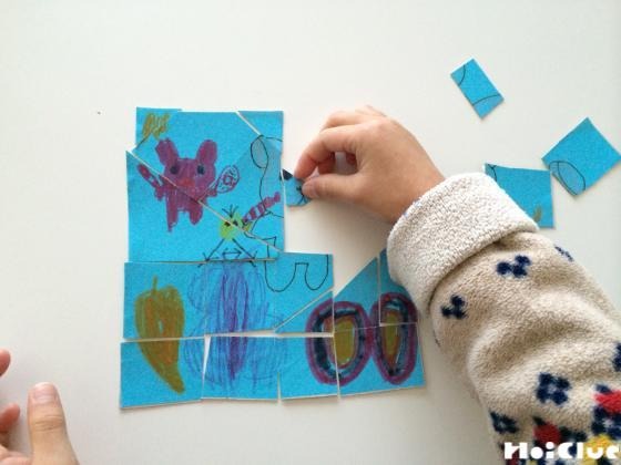 絵あわせパズル〜簡単！手作りおもちゃ〜