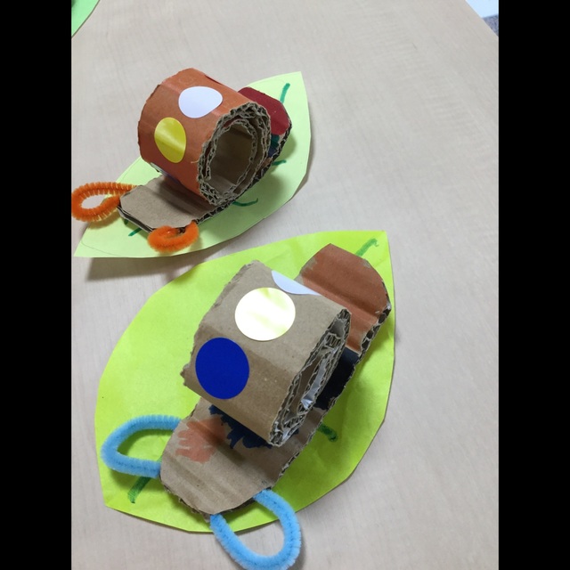 【みんなの投稿】ダンボールでかたつむり