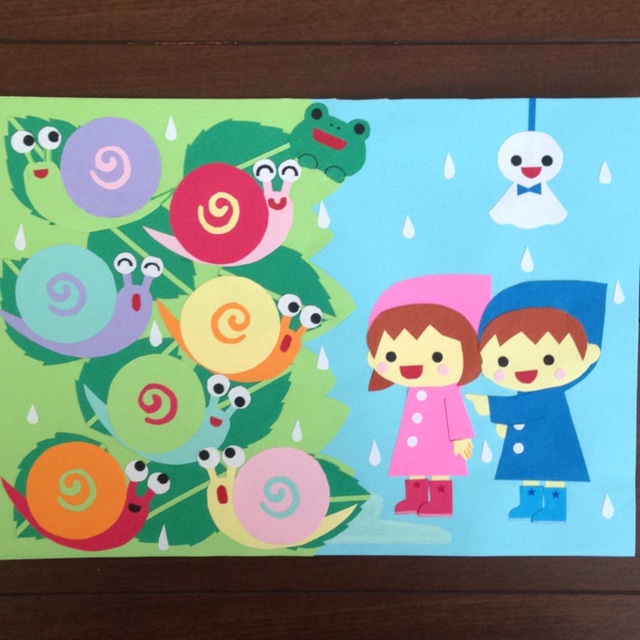 【みんなの投稿】六月の壁面飾り