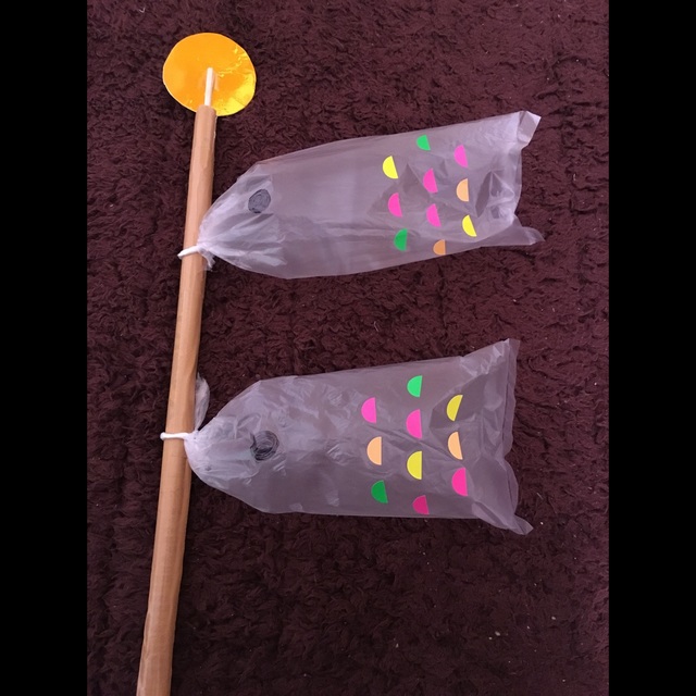 【みんなの投稿】傘袋でこいのぼり