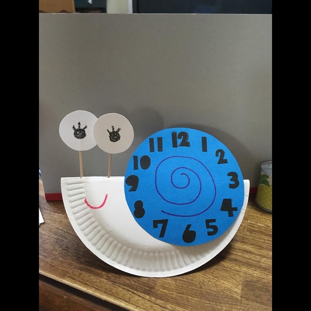 【みんなの投稿】三歳児かたつむりの時計