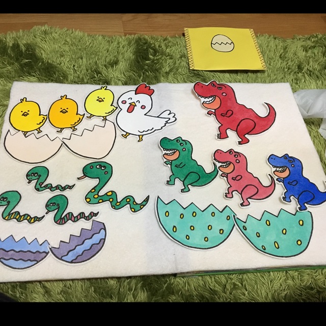 【みんなの投稿】まあるいたまご パネルシアター