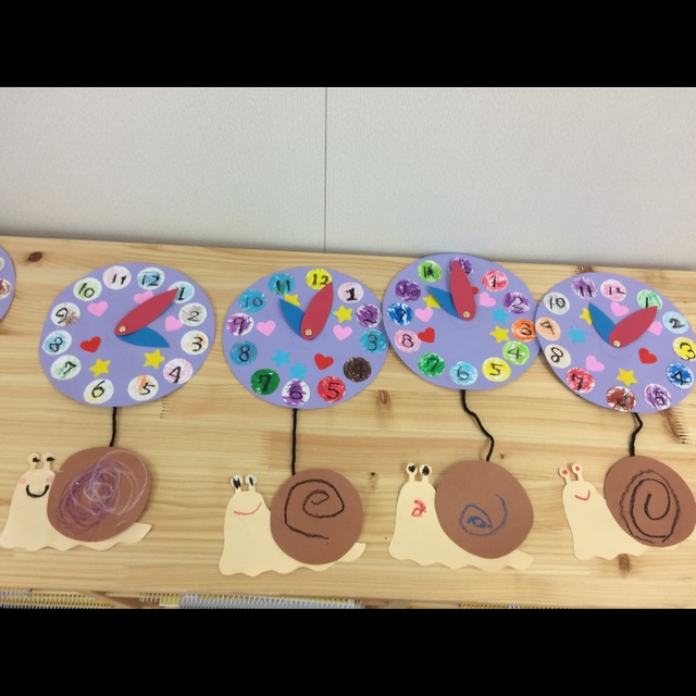 【みんなの投稿】3歳児 かたつむり 時計
