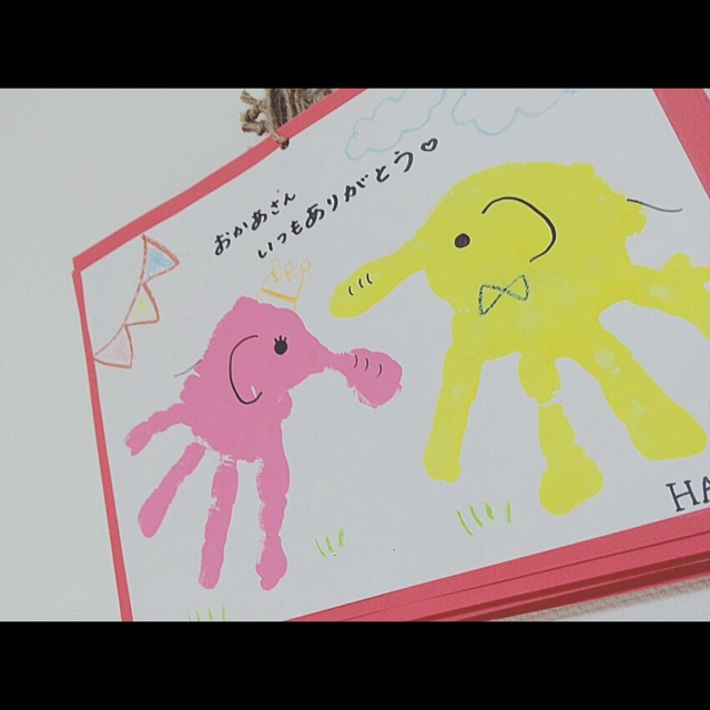 【みんなの投稿】3歳児 母の日 手形 プレゼント