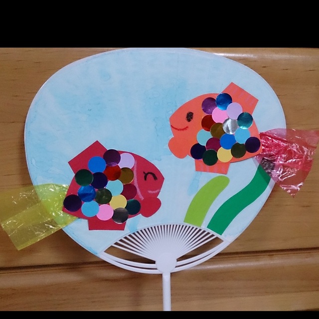 【みんなの投稿】【金魚うちわ】