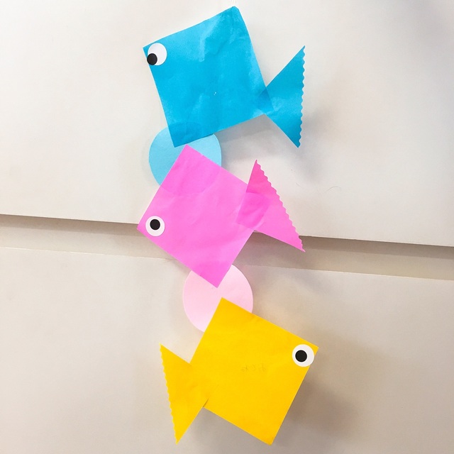 【みんなの投稿】七夕 製作年少組 さかなの短冊