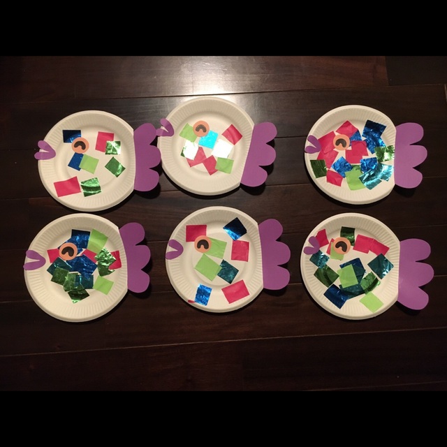 【みんなの投稿】紙皿のおさかな