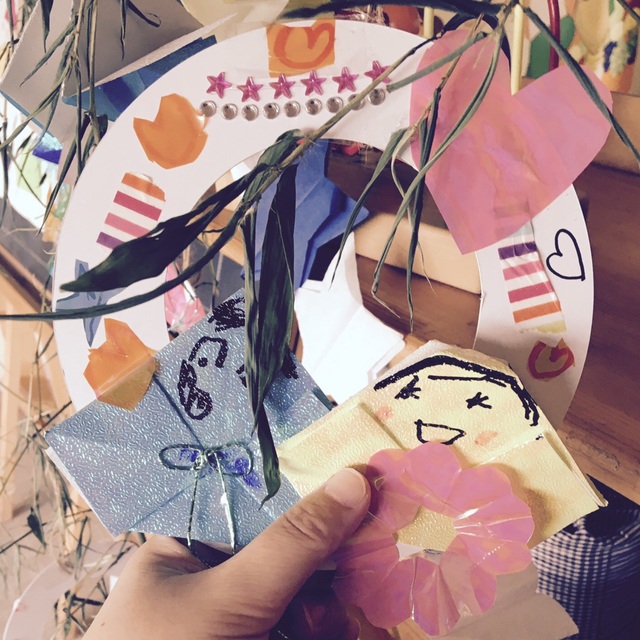 【みんなの投稿】七夕飾り年長児
