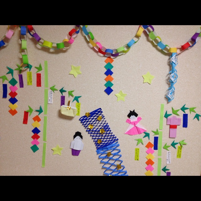 【みんなの投稿】七夕壁面飾り