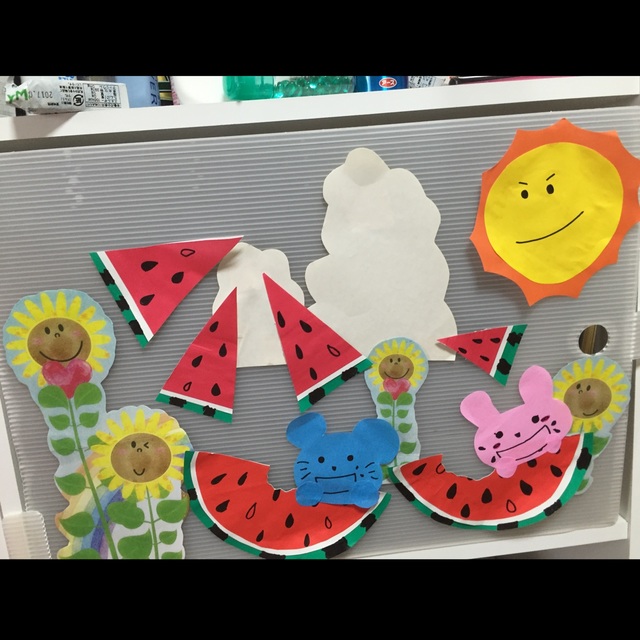 【みんなの投稿】家庭で壁面7.8月