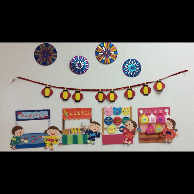 【みんなの投稿】夏まつり 壁面