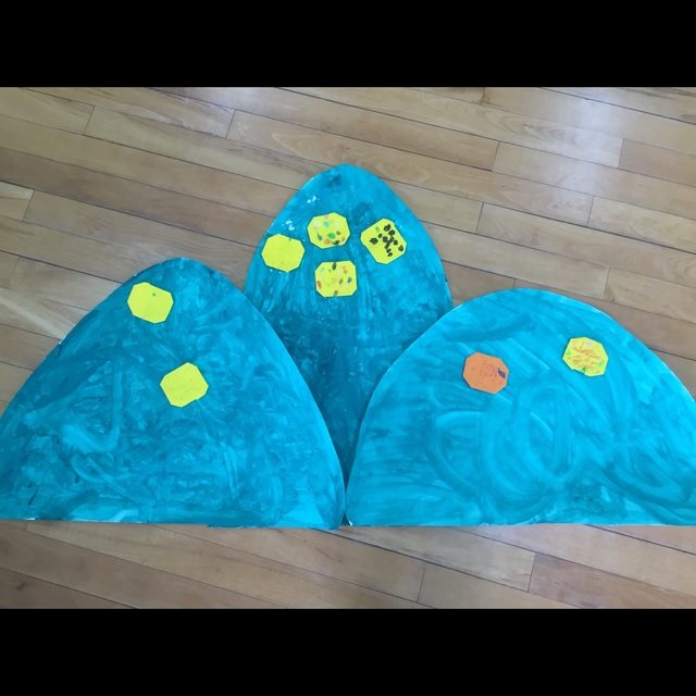 【みんなの投稿】【みんなで山の色を塗ろう】