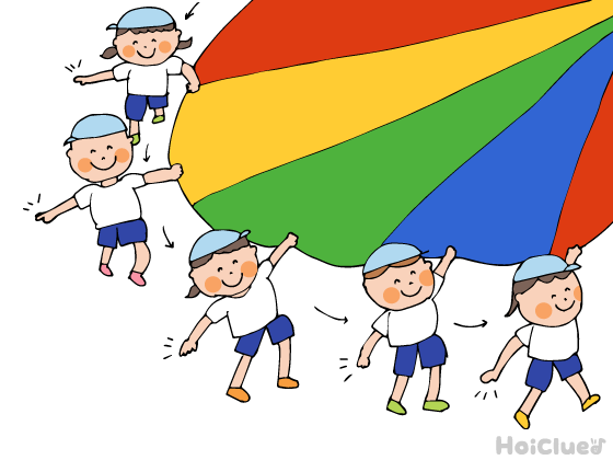 パラバルーン（行進）〜まるで飛行機！基本となる表現方法〜