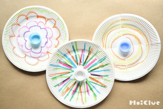 クルクル回る紙皿コマ〜模様の変化が楽しい手作りおもちゃ〜
