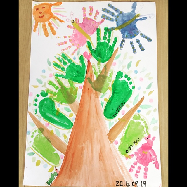 【みんなの投稿】#手形足型アート