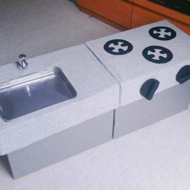 【みんなの投稿】段ボールdeキッチン