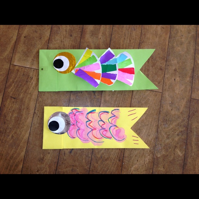 【みんなの投稿】鯉のぼり製作 4歳児