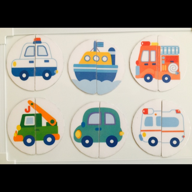 【みんなの投稿】【1歳児】絵合わせ・マグネット