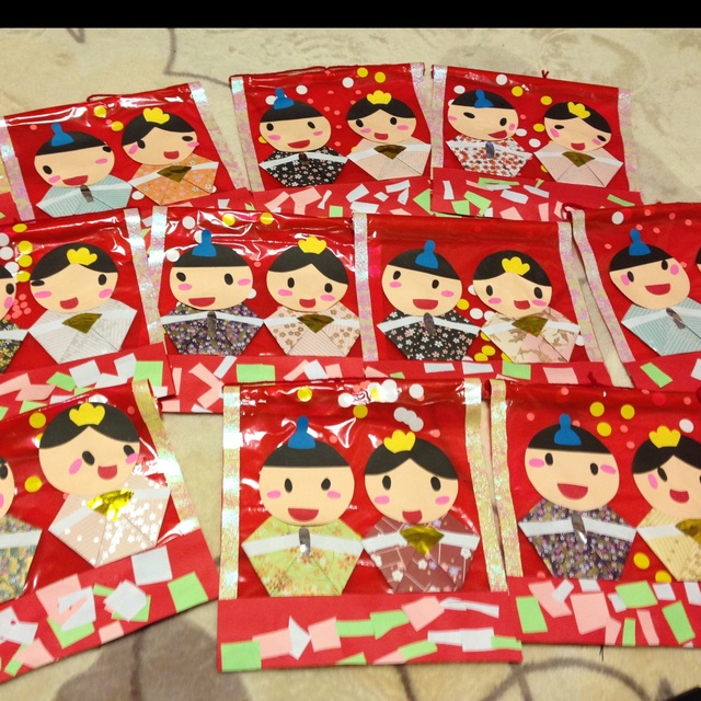 【みんなの投稿】雛人形作り2歳児