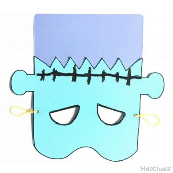 こわ〜い怪物！フランケンお面〜画用紙で楽しむ手作り変身アイテム〜