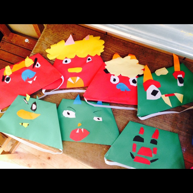 【みんなの投稿】節分 年中 鬼のお面