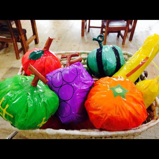 【みんなの投稿】運動会 親子競技 くだもの