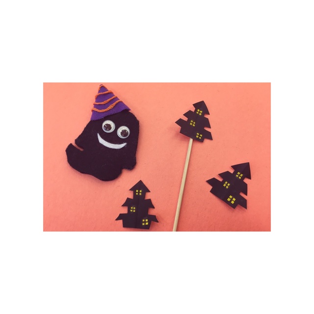 【みんなの投稿】〈おばけの指人形〉