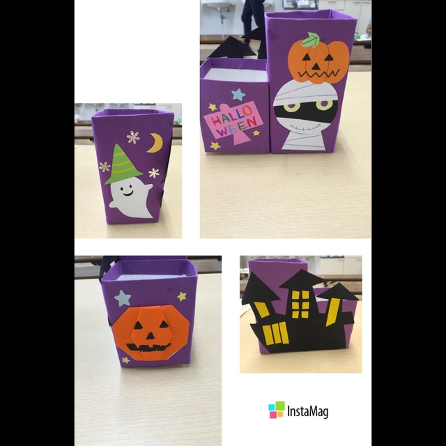 【みんなの投稿】ハロウィン お菓子 持ち帰りボックス