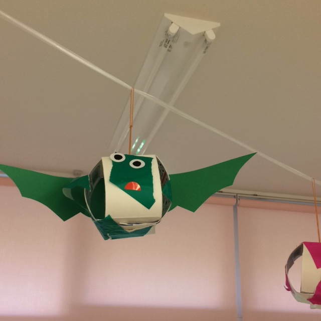 【みんなの投稿】【ハロウィンのコウモリ】