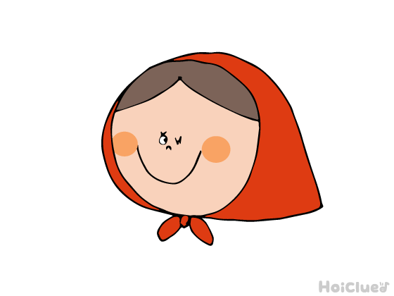 赤ずきん帽子〜ハンカチ1枚でなりきりごっこ遊び〜