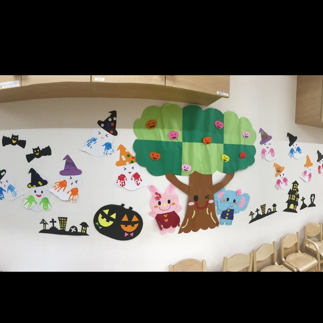 【みんなの投稿】★ハロウィン手形おばけ&魔女帽子★