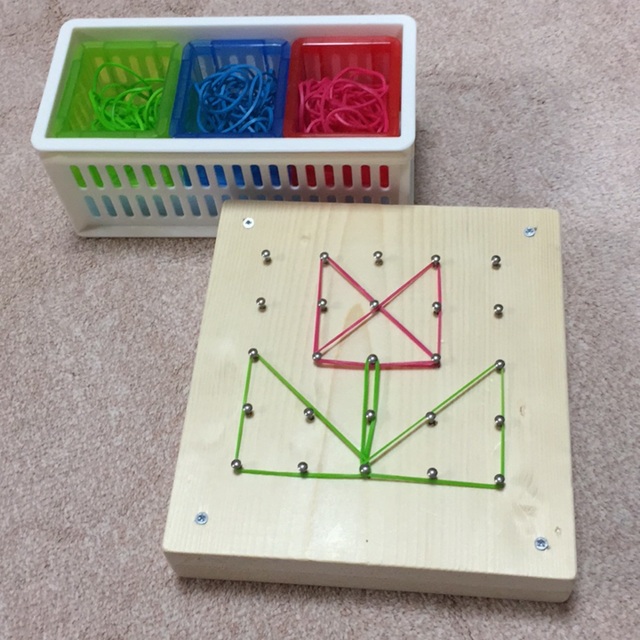 【みんなの投稿】輪ゴムでお絵かき