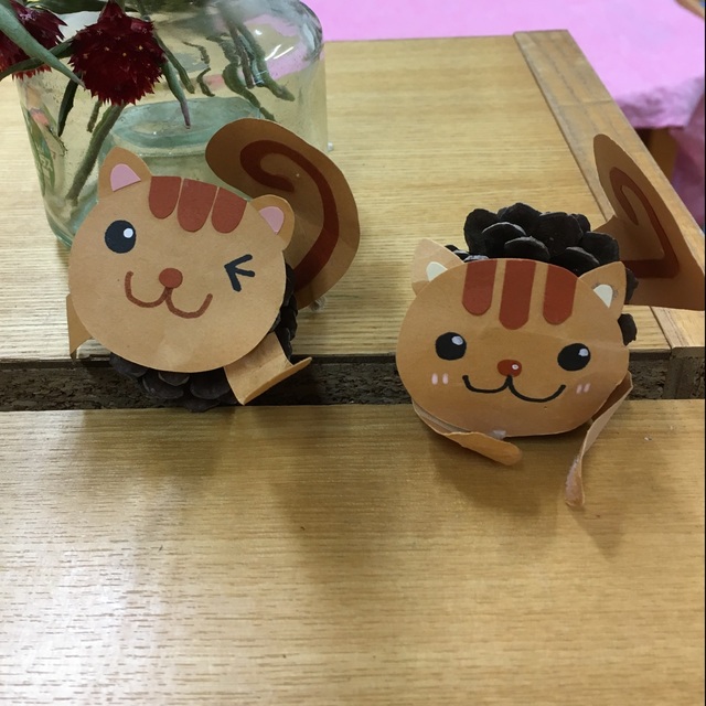 【みんなの投稿】松ぼっくリス♡