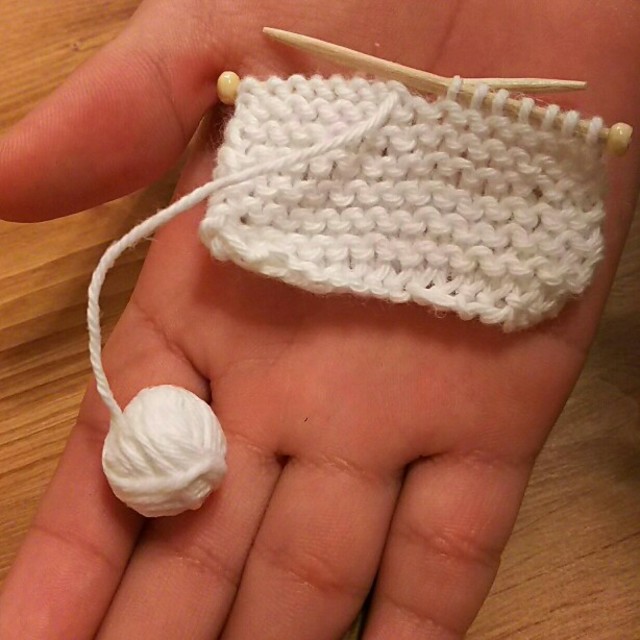 【みんなの投稿】ミニチュア編み物