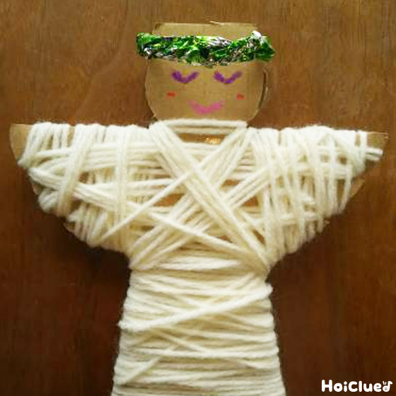 毛糸グルグルあったか天使〜クリスマスにちなんだ製作遊び〜