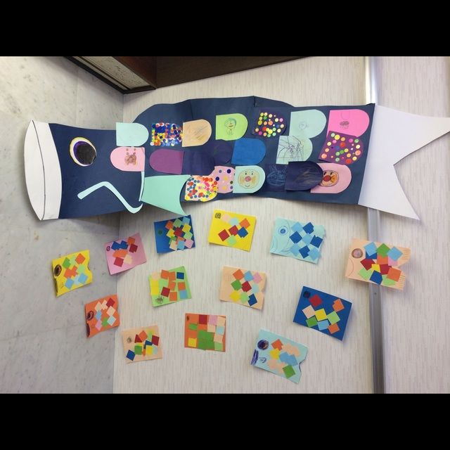 【みんなの投稿】5月壁面こいのぼり