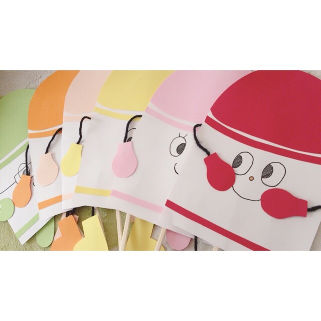 【みんなの投稿】【ペープサート どんな色がすき】