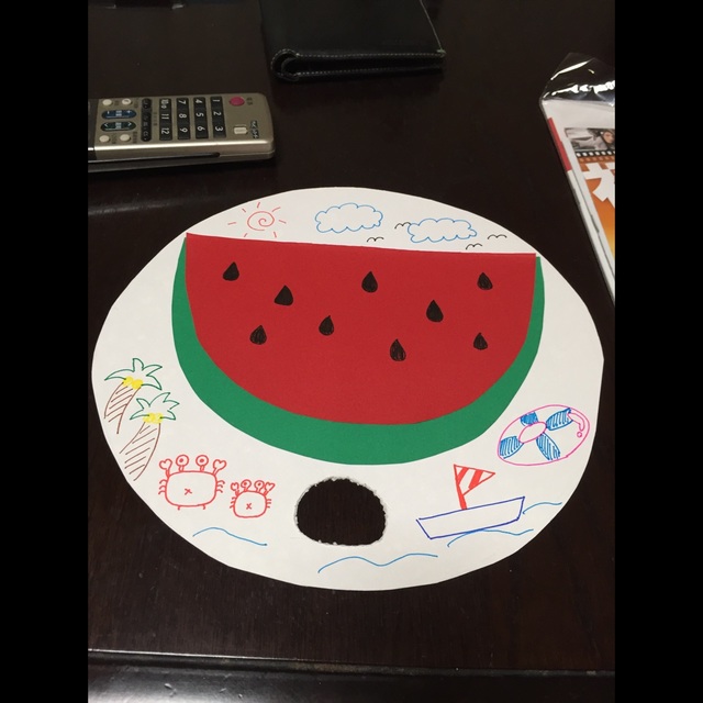 【みんなの投稿】スイカのうちわ