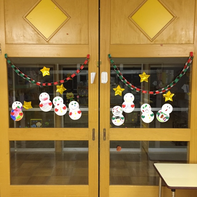 【みんなの投稿】部屋飾り 雪だるま