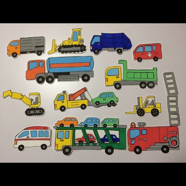 【みんなの投稿】【はたらくくるま】パネルシアター