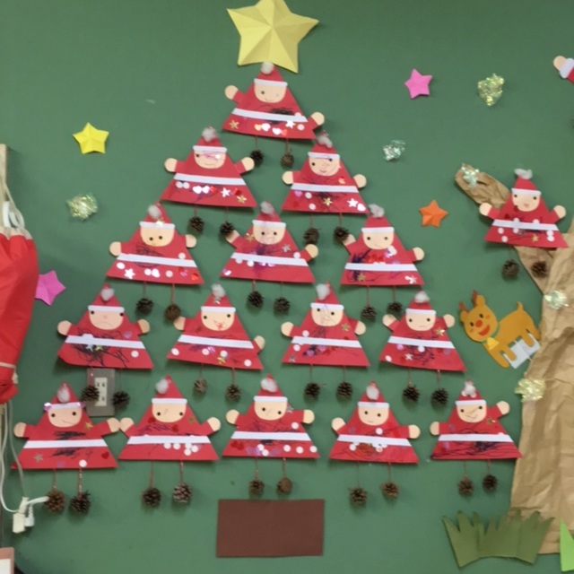 【みんなの投稿】12月 1歳児サンタ