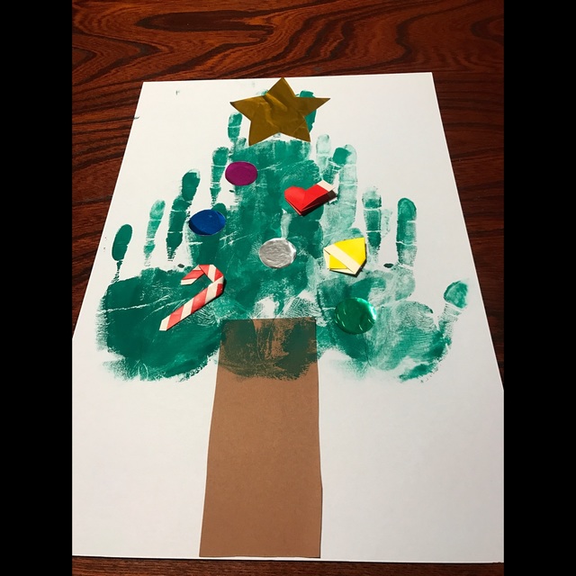 【みんなの投稿】【手形ツリー】