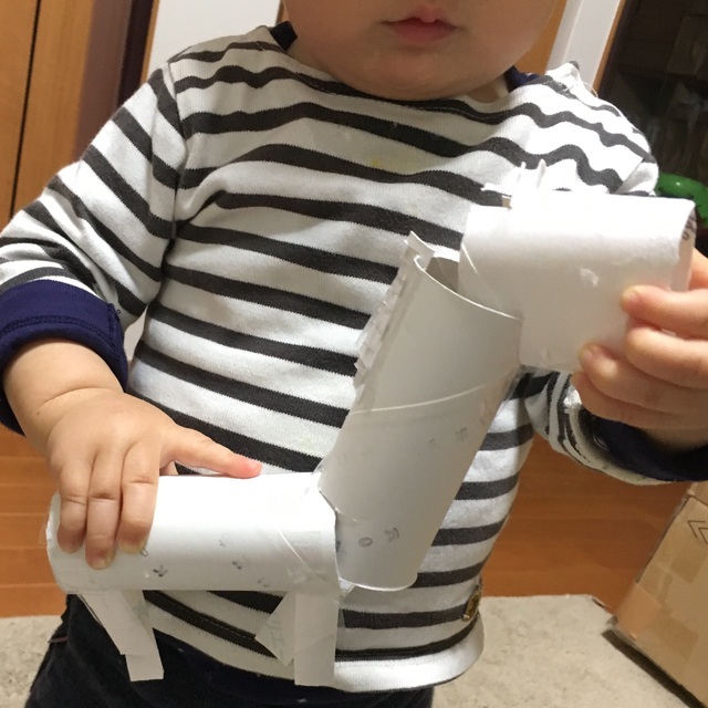 【みんなの投稿】トイレットペーパーの芯で馬