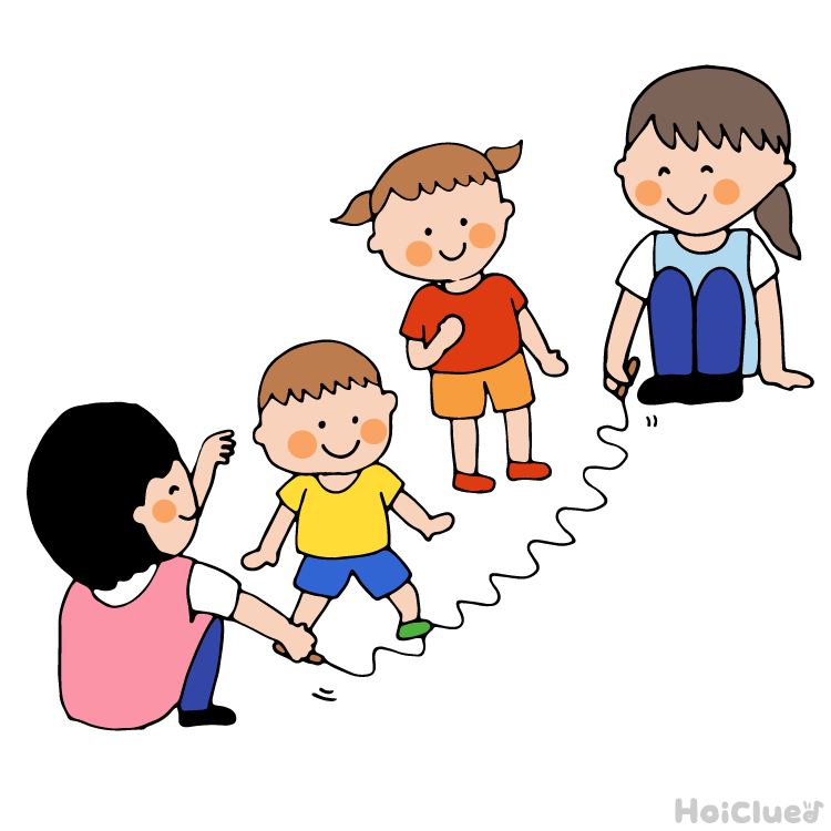 ニョロニョロへびさんがきたぞ！〜戸外で楽しむ長縄あそび〜