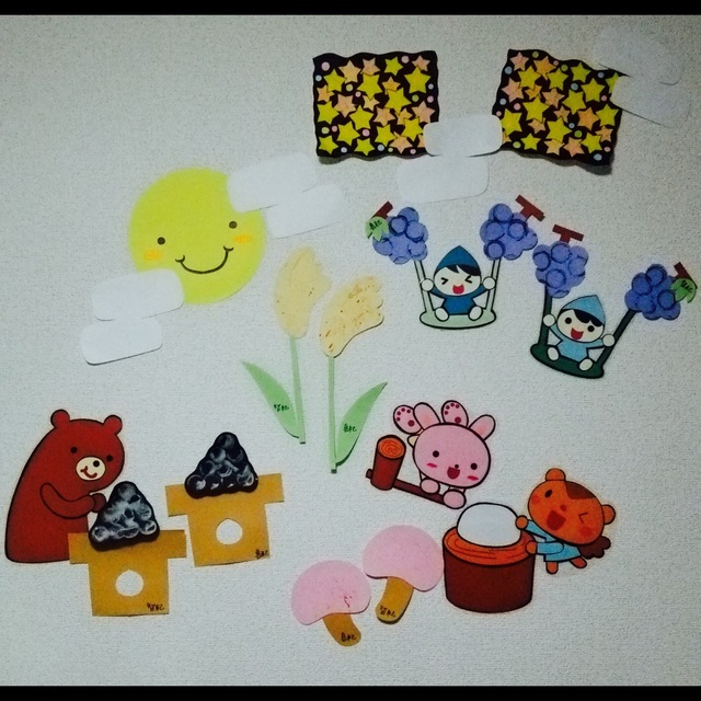 【みんなの投稿】☆1歳児☆９月の製作