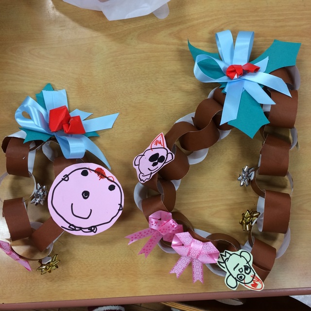 【みんなの投稿】３歳児クリスマスリース