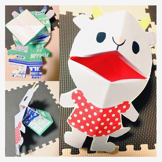 【みんなの投稿】牛乳パックで『しろやぎさん』