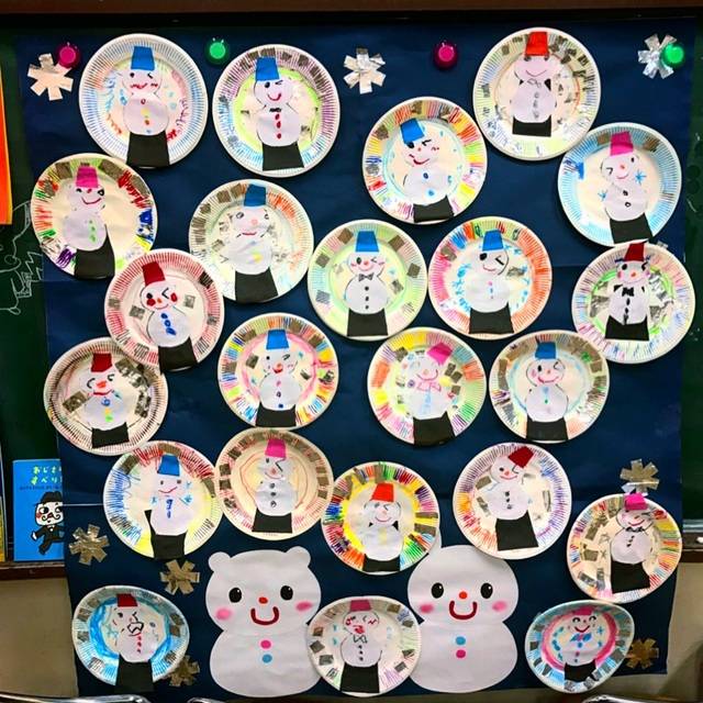 【みんなの投稿】壁面 スノードーム⛄️